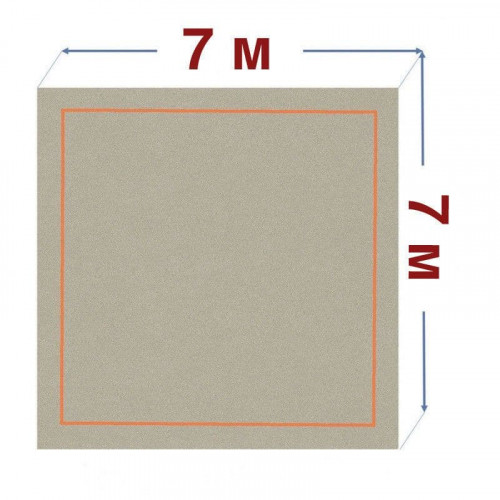 Ковер для художественной гимнастики (тренировочный) 7x7м